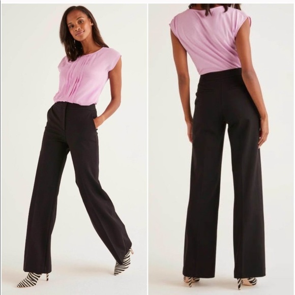 Boden Pants - Boden | Hampshire Ponte Wide Leg Trouser